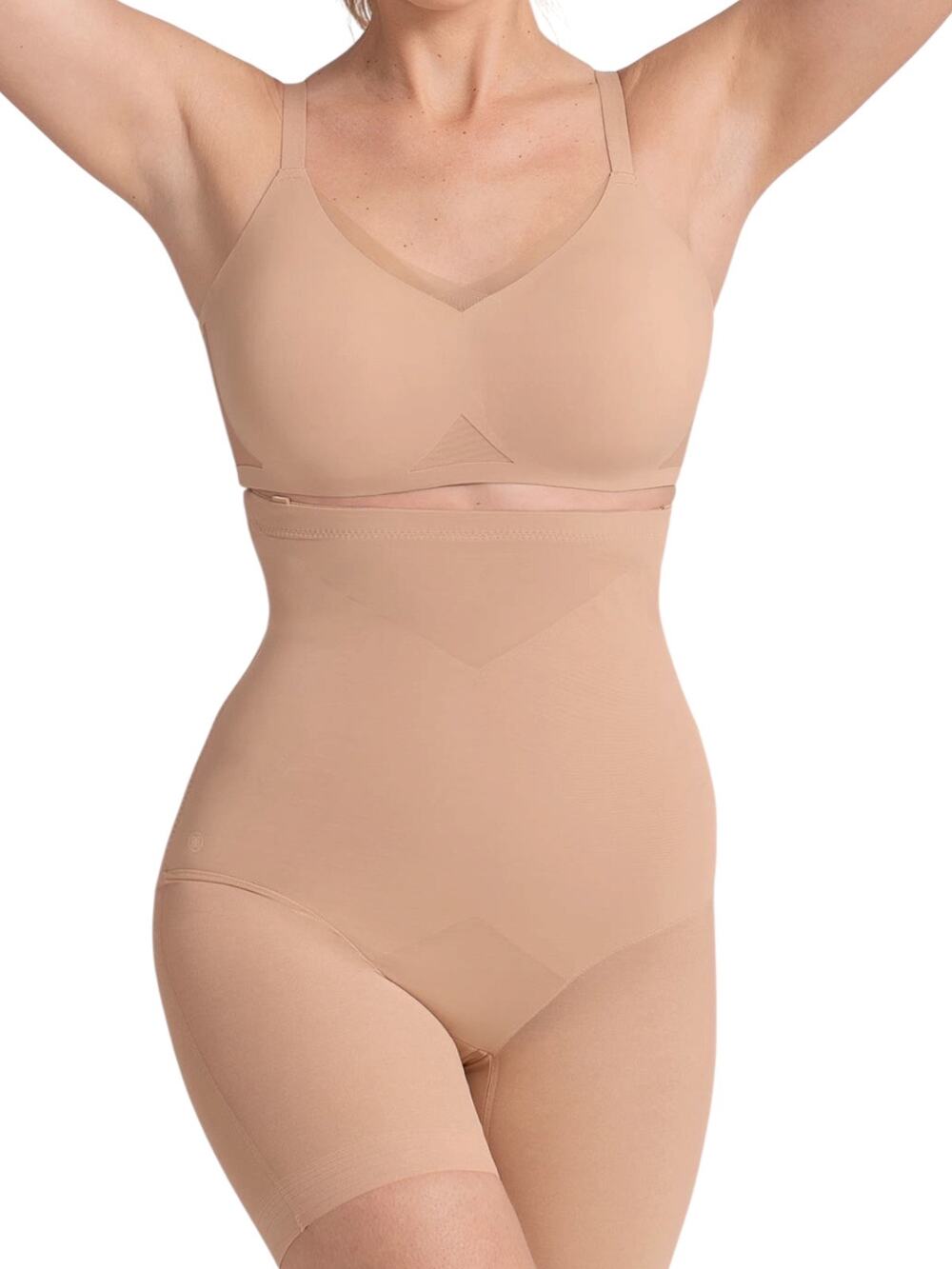 Honeylove Super Power Shorts Compression Shapewear Boning Slimming Smoothing M